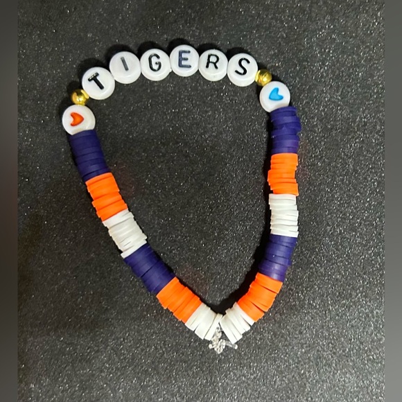 Detroit Tigers 🧡💙 Heishi Bracelet - Picture 7 of 8